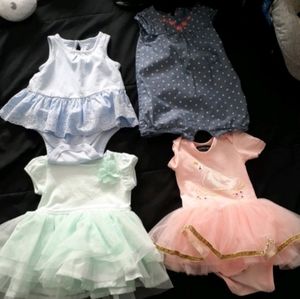 4 Baby Dresses